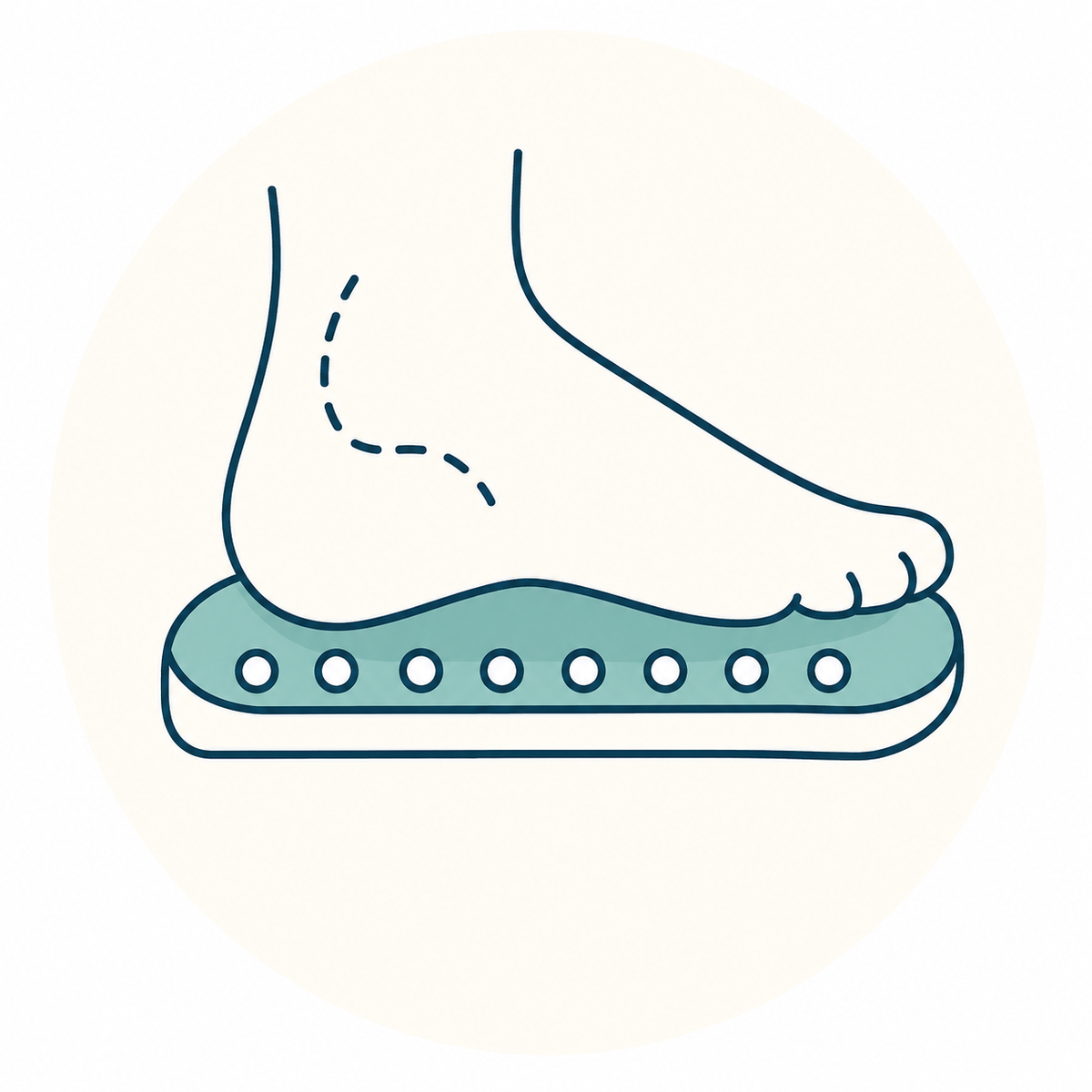 Day 1 using TheFootRevival acupressure massage slippers